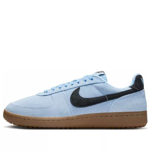 Nike Field General Suede Aluminum Black alacsony szárú sneaker – termékfotó, oldalnézet