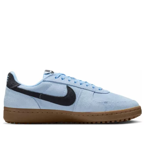 Nike Field General Suede Aluminum Black alacsony szárú sneaker – termékfotó, oldalnézet