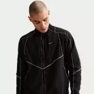 Nike Men's Dri-Fit Retro Running Track Jacket Black – termékfotó, oldalnézet
