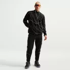 Nike Men's Dri-Fit Retro Running Track Jacket Black – termékfotó, oldalnézet