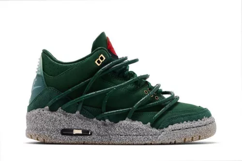 Jordan 3 Retro Teyana Taylor Concrete Rose (Women's) magas szárú sneaker – termékfotó, oldalnézet