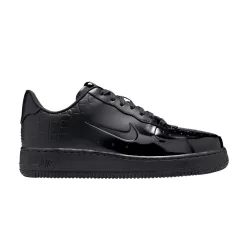 Nike Air Force 1 Low Made in Italy Black (Women's) alacsony szárú sneaker – termékfotó, oldalnézet