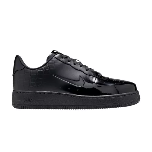 Nike Air Force 1 Low Made in Italy Black (Women's) alacsony szárú sneaker – termékfotó, oldalnézet