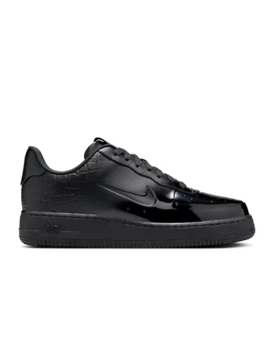 Nike Air Force 1 Low Made in Italy Black (Women's) alacsony szárú sneaker – termékfotó, oldalnézet