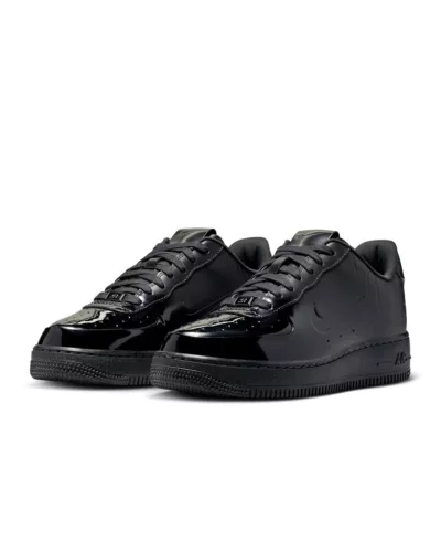 Nike Air Force 1 Low Made in Italy Black (Women's) alacsony szárú sneaker – termékfotó, oldalnézet