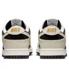 Nike Dunk Low Embossed Black Sail alacsony szárú sneaker – termékfotó, oldalnézet