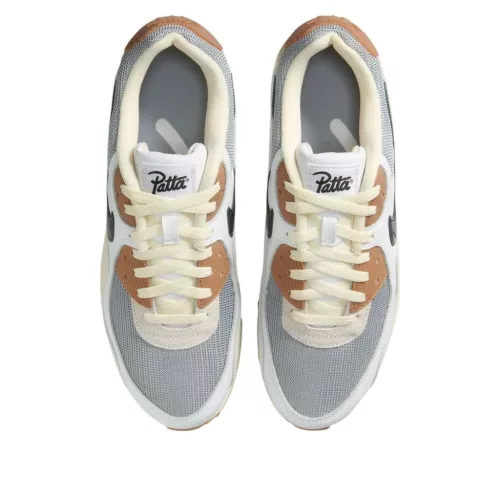 Nike Air Max 90 x Patta SP Particle Grey férfi alacsony szárú utcai sneaker szürke