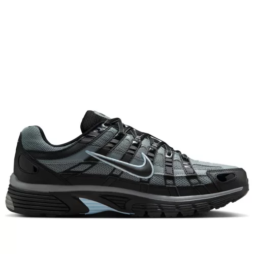 Nike P-6000 Black Cool Grey Celestine Blue alacsony szárú sneaker – termékfotó, oldalnézet