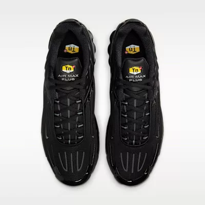 Nike Air Max Plus 3 Black Smoke Grey sneaker – termékfotó, oldalnézet