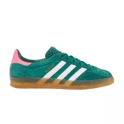 adidas Gazelle Indoor Collegiate Green Lucid Pink (Women's) alacsony szárú sneaker – termékfotó, oldalnézet