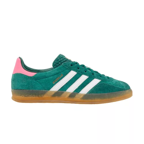 adidas Gazelle Indoor Collegiate Green Lucid Pink (Women's) alacsony szárú sneaker – termékfotó, oldalnézet