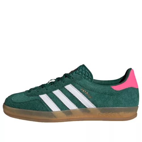 adidas Gazelle Indoor Collegiate Green Lucid Pink (Women's) alacsony szárú sneaker – termékfotó, oldalnézet