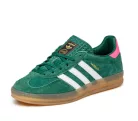 adidas Gazelle Indoor Collegiate Green Lucid Pink (Women's) alacsony szárú sneaker – termékfotó, oldalnézet