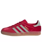 adidas Gazelle Indoor Better Scarlet Hazy Green (Women's) alacsony szárú sneaker – termékfotó, oldalnézet