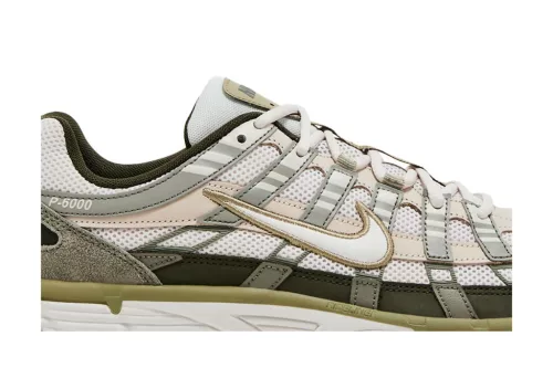 Nike P-6000 Light Army Cargo Khaki férfi alacsony szárú utcai sneaker khaki olíva