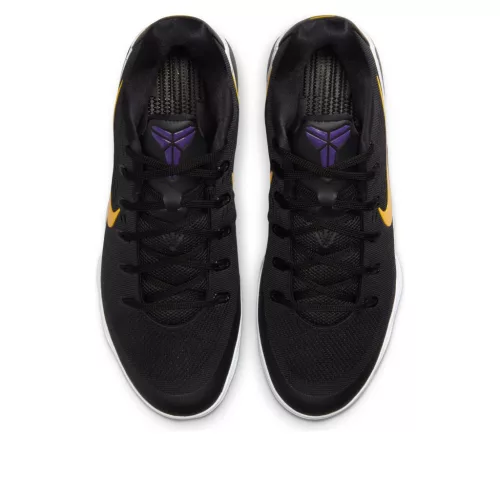 Nike Kobe 9 EM Low Protro TB Black University Gold alacsony szárú sneaker – termékfotó, oldalnézet