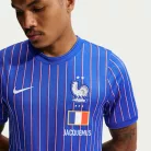 Nike x Jacquemus x France Pre Match Jersey Blue Stripe uniszex póló kék