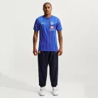 Nike x Jacquemus x France Pre Match Jersey Blue Stripe uniszex póló kék