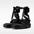 Nike Air Rift Triple Black Satin (Women's) alacsony szárú sneaker – termékfotó, oldalnézet