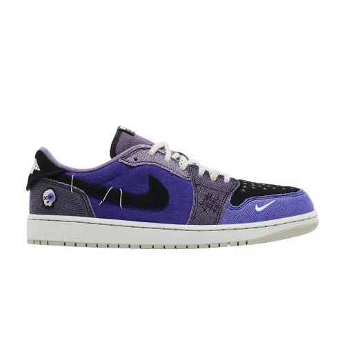 Jordan 1 Retro Low OG Zion Williamson Voodoo Alternate alacsony szárú sneaker – termékfotó, oldalnézet