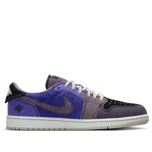 Jordan 1 Retro Low OG Zion Williamson Voodoo Alternate alacsony szárú sneaker – termékfotó, oldalnézet