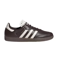   adidas Samba OG Basketweave Tongue Aurora Coffee Off White (Women's) női alacsony szárú utcai sneaker barna