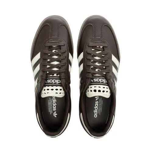 adidas Samba OG Basketweave Tongue Aurora Coffee Off White (Women's) női alacsony szárú utcai sneaker barna