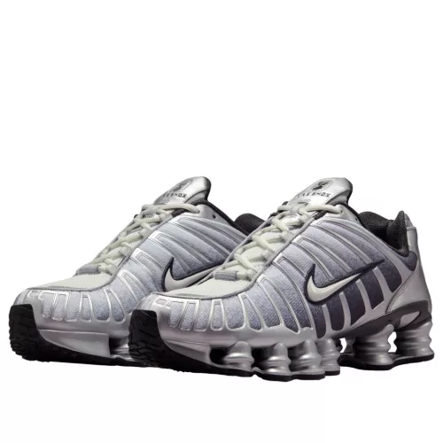 Nike Shox TL Metallic Silver alacsony szárú sneaker – termékfotó, oldalnézet