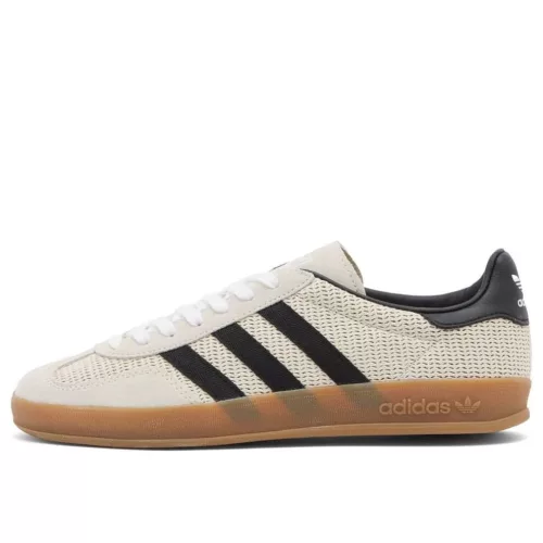 adidas Gazelle Indoor Aluminum Core Black alacsony szárú sneaker – termékfotó, oldalnézet