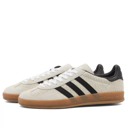 adidas Gazelle Indoor Aluminum Core Black alacsony szárú sneaker – termékfotó, oldalnézet