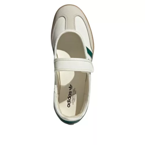 Adidas Samba Jane Off White Collegiate Green (Women's) alacsony szárú sneaker – termékfotó, oldalnézet