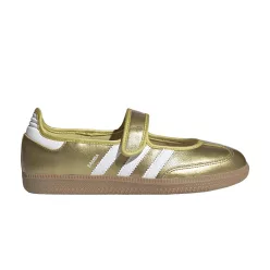 adidas Samba Jane Gold Metallic White (Women's) alacsony szárú sneaker – termékfotó, oldalnézet