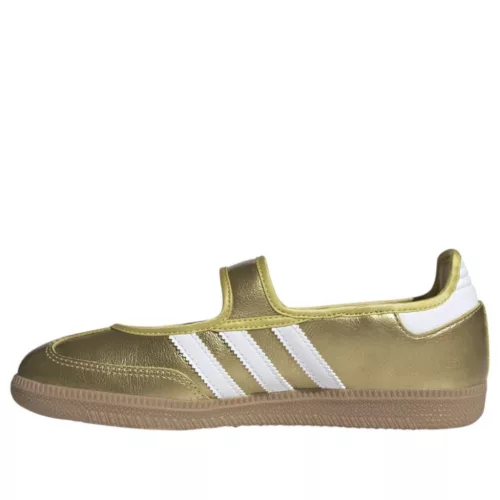 adidas Samba Jane Gold Metallic White (Women's) alacsony szárú sneaker – termékfotó, oldalnézet