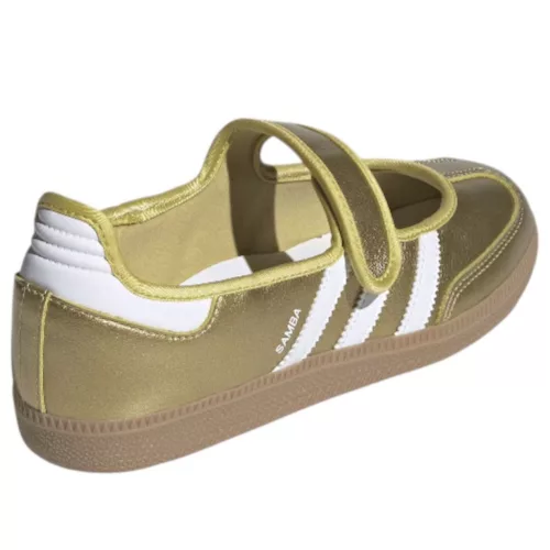adidas Samba Jane Gold Metallic White (Women's) alacsony szárú sneaker – termékfotó, oldalnézet