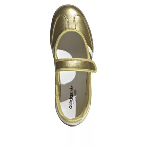 adidas Samba Jane Gold Metallic White (Women's) alacsony szárú sneaker – termékfotó, oldalnézet