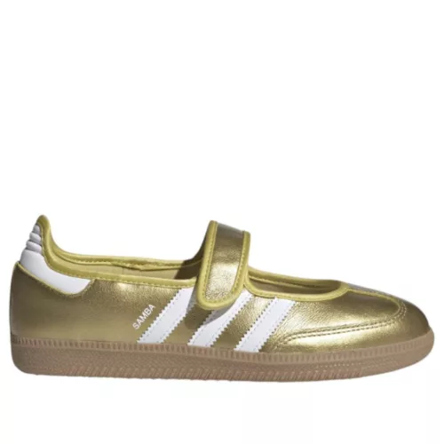 adidas Samba Jane Gold Metallic White (Women's) alacsony szárú sneaker – termékfotó, oldalnézet