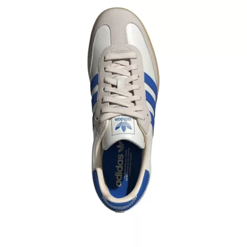 adidas Samba OG Cloud White Blue Gum alacsony szárú sneaker – termékfotó, oldalnézet