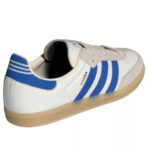 adidas Samba OG Cloud White Blue Gum alacsony szárú sneaker – termékfotó, oldalnézet