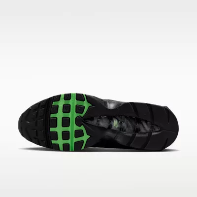 Nike Air Max 95 Big Bubble Iron Grey Illusion Green alacsony szárú sneaker – termékfotó, oldalnézet