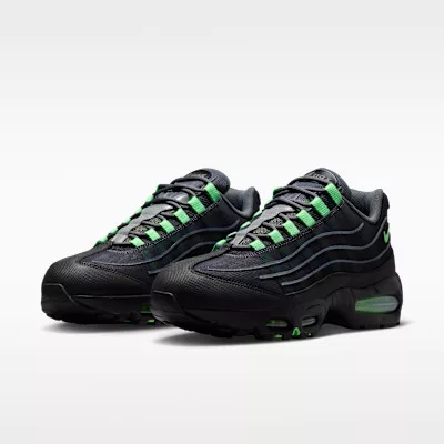 Nike Air Max 95 Big Bubble Iron Grey Illusion Green alacsony szárú sneaker – termékfotó, oldalnézet