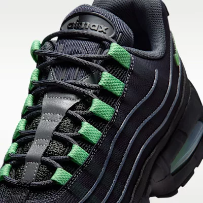 Nike Air Max 95 Big Bubble Iron Grey Illusion Green alacsony szárú sneaker – termékfotó, oldalnézet
