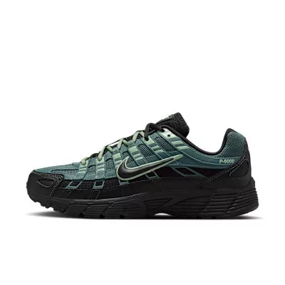 Nike P-6000 Black Mineral Slate férfi alacsony szárú utcai sneaker fekete