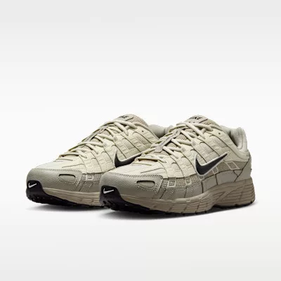 Nike P-6000 Premium 'Coconut Mild Black Beach' alacsony szárú sneaker – termékfotó, oldalnézet