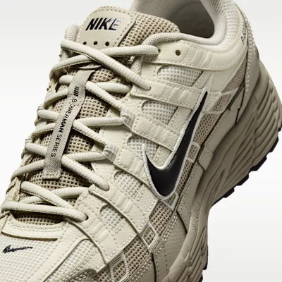 Nike P-6000 Premium 'Coconut Mild Black Beach' alacsony szárú sneaker – termékfotó, oldalnézet