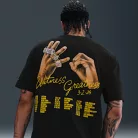 LeBron "Uncharted" Men's Max90 Basketball T-Shirt Black – termékfotó, oldalnézet
