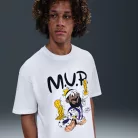 LeBron 'Bubble Boy' Men's Basketball T-Shirt White – termékfotó, oldalnézet