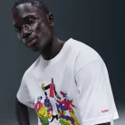 LeBron 'Heat Wave' Men's Basketball T-shirt White – termékfotó, oldalnézet