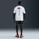 LeBron 'Heat Wave' Men's Basketball T-shirt White – termékfotó, oldalnézet