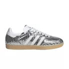 adidas Samba Patent Snakeskin Silver Metallic (Women's) alacsony szárú sneaker – termékfotó, oldalnézet