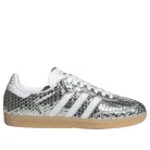 adidas Samba Patent Snakeskin Silver Metallic (Women's) alacsony szárú sneaker – termékfotó, oldalnézet